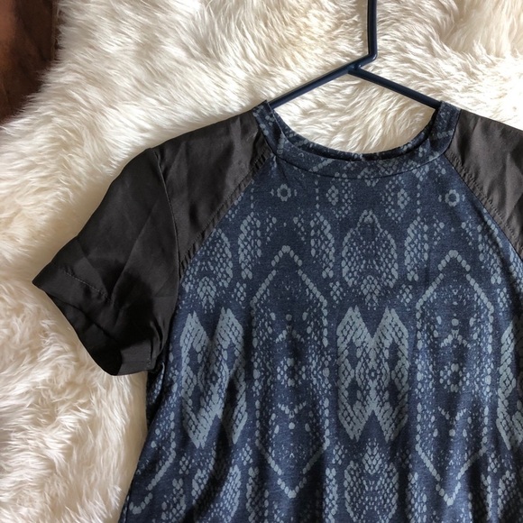 Rebecca Taylor Open Back Python Short Sleeve Tee - Picture 2 of 5